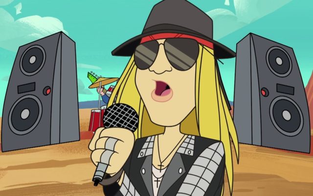 New Music From AXL Rose… Is For a Cartoon.