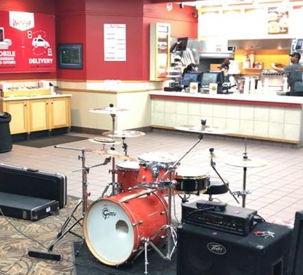 Metal Band Plays Inside a Wendy’s