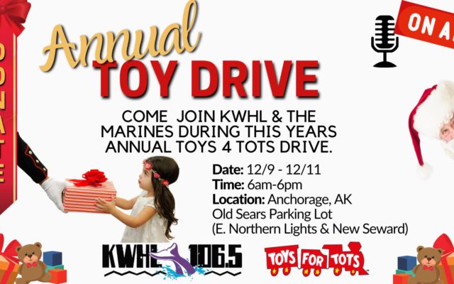 Toys For Tots Toy Drive Going On Now.