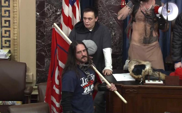Capitol Rioter Who Breached Senate Gets 8 Months For Felony