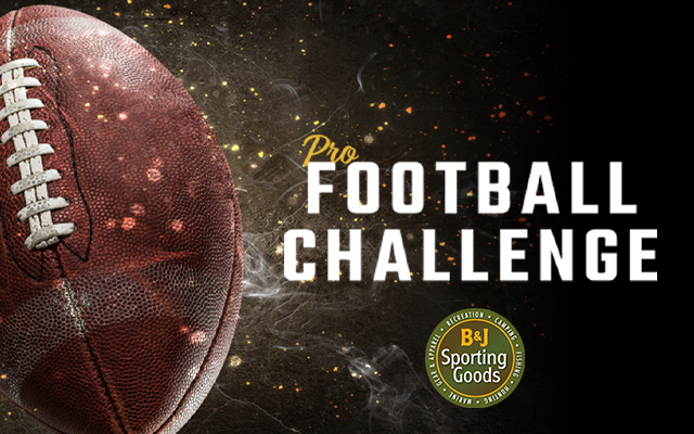 Win Weekly $50 Gift Cards to B&J Sporting Good in Our Pro Football Challenge